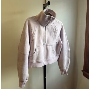 Lululemon Scuba Oversized Funnel-Neck Half-Zip / Size XS/S / Lavender Dew